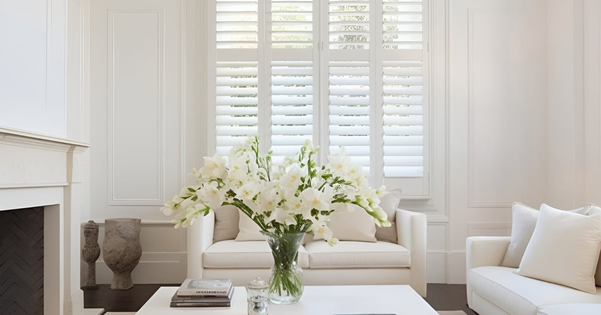 Elevate Your Living Room with Bespoke Window Shutters Twickenham